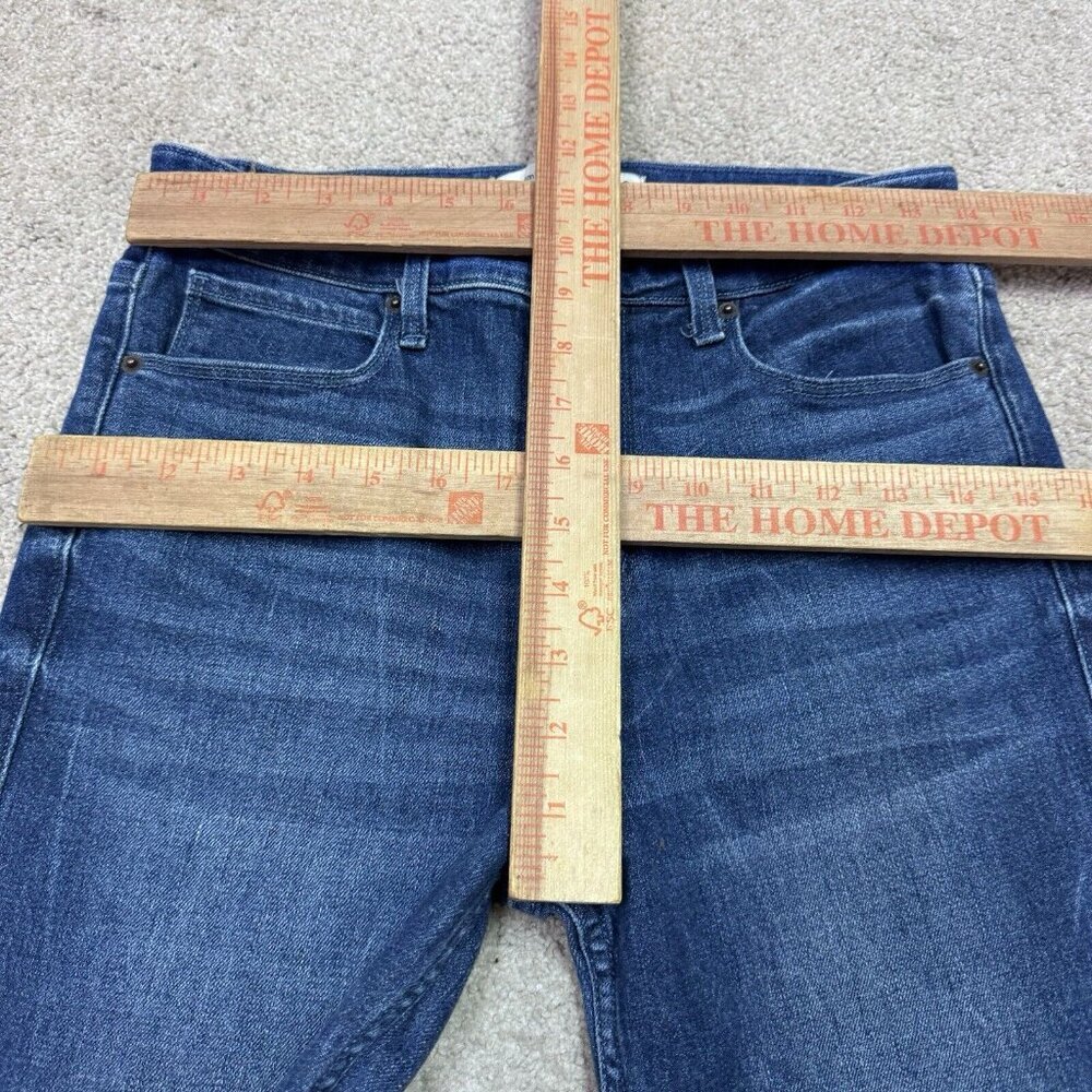 Abercrombie & Fitch Indigo Cropped Jeans - Picture 2 of 12